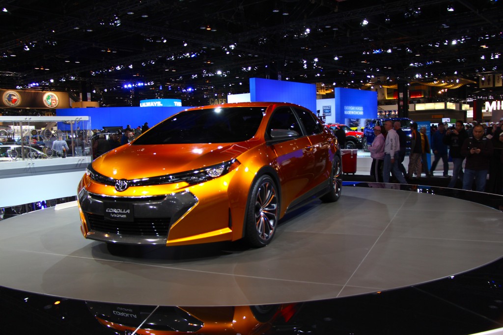 The concept car that could update the Corolla. At the 2013 Chicago Auto Show.