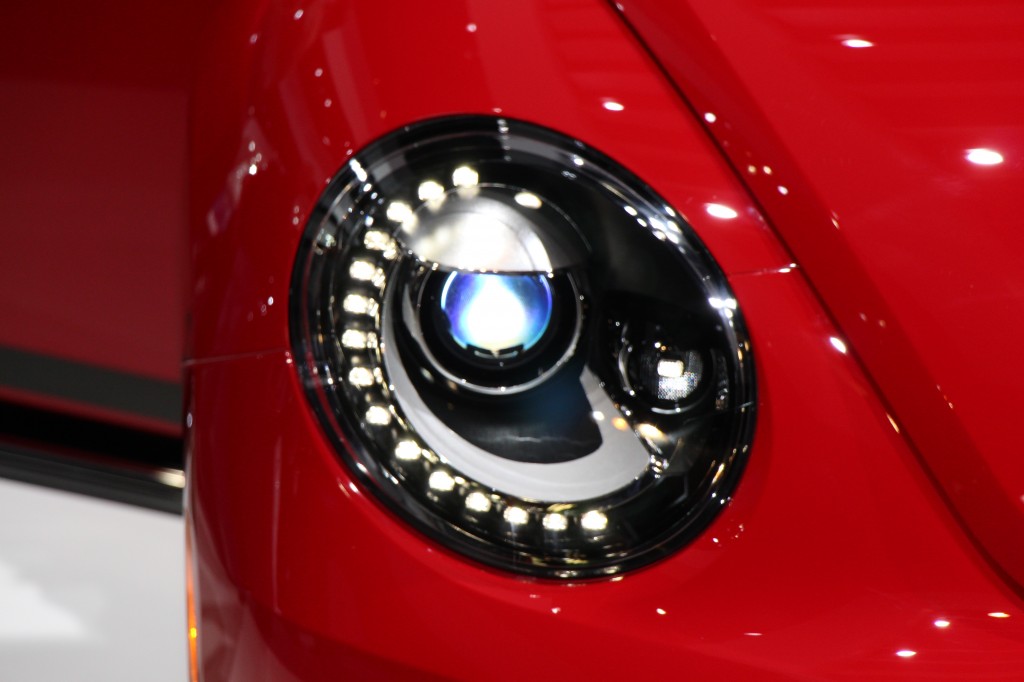 VW headlamp gets the LED treatment. At the 2013 Chicago Auto Show.